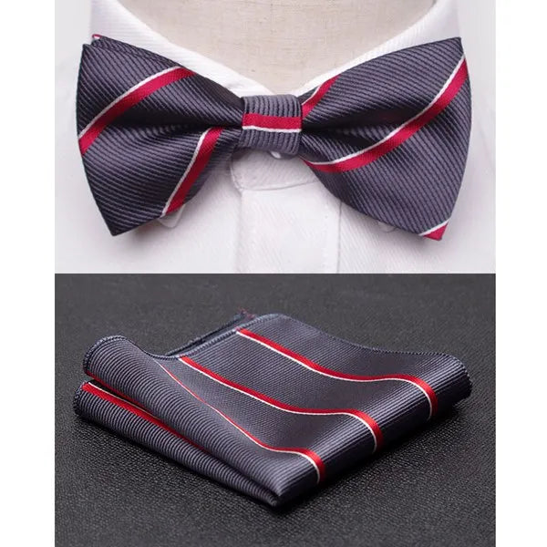 Premium Men’s Bowtie & Cravat Set – Perfect for Weddings, Parties, & Business Events.-Nilah Store