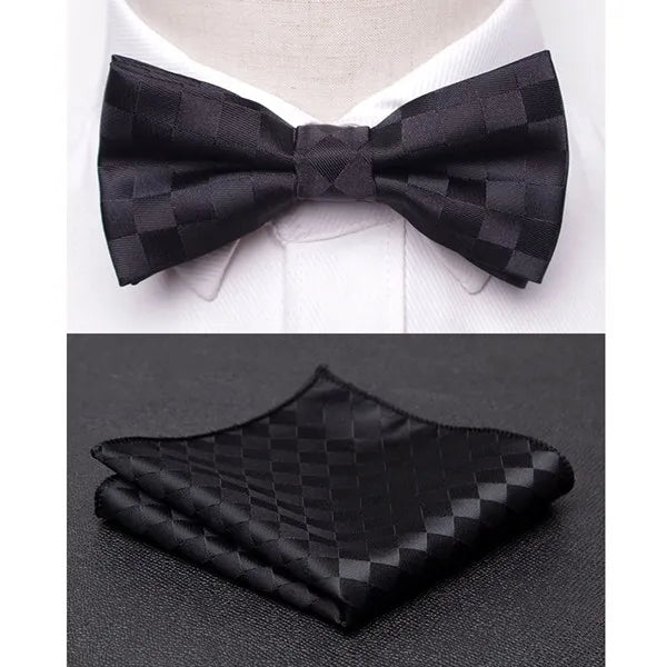 Premium Men’s Bowtie & Cravat Set – Perfect for Weddings, Parties, & Business Events.-Nilah Store