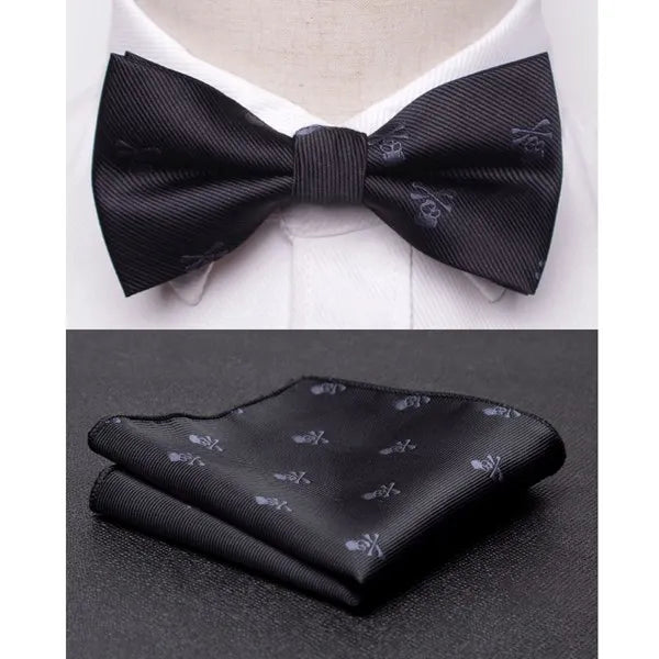 Premium Men’s Bowtie & Cravat Set – Perfect for Weddings, Parties, & Business Events.-Nilah Store