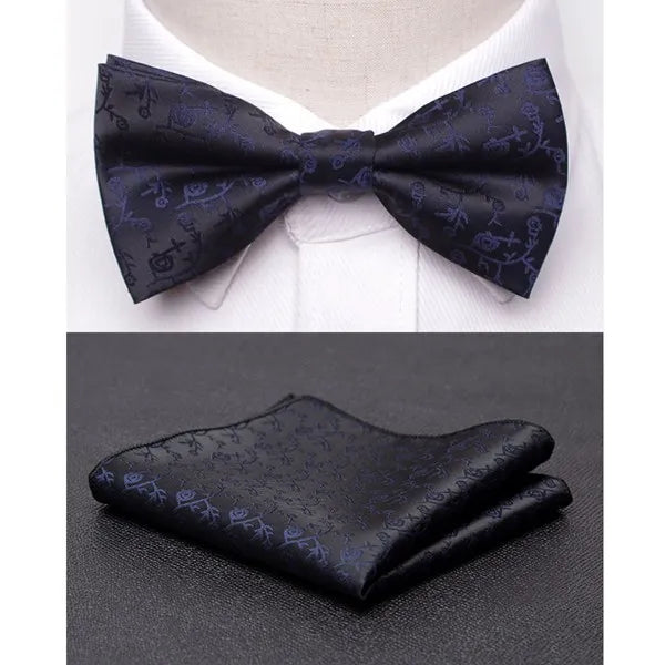 Premium Men’s Bowtie & Cravat Set – Perfect for Weddings, Parties, & Business Events.-Nilah Store