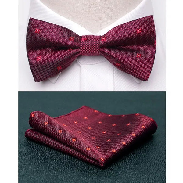 Premium Men’s Bowtie & Cravat Set – Perfect for Weddings, Parties, & Business Events.-Nilah Store