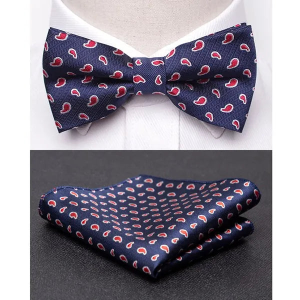 Premium Men’s Bowtie & Cravat Set – Perfect for Weddings, Parties, & Business Events.-Nilah Store