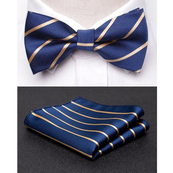 Premium Men’s Bowtie & Cravat Set – Perfect for Weddings, Parties, & Business Events.-Nilah Store