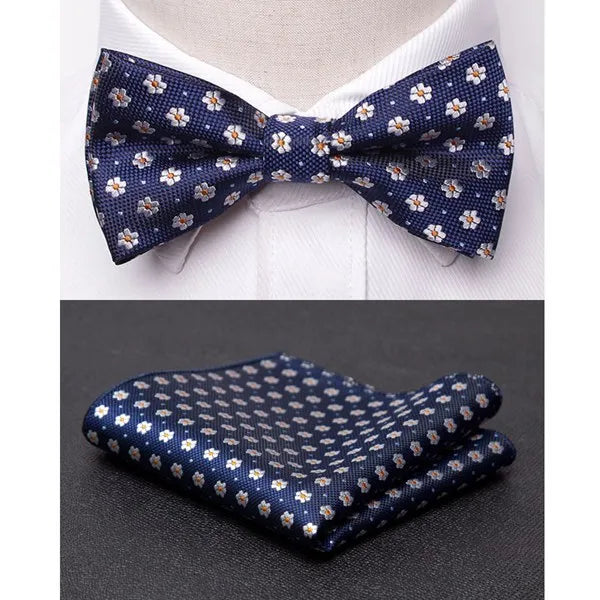 Premium Men’s Bowtie & Cravat Set – Perfect for Weddings, Parties, & Business Events.-Nilah Store