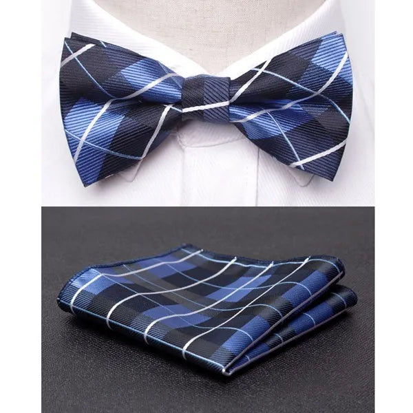 Premium Men’s Bowtie & Cravat Set – Perfect for Weddings, Parties, & Business Events.-Nilah Store