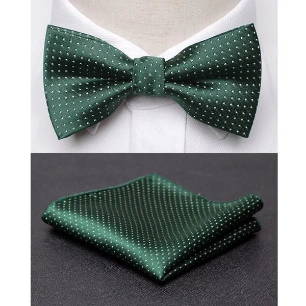 Premium Men’s Bowtie & Cravat Set – Perfect for Weddings, Parties, & Business Events.-Nilah Store