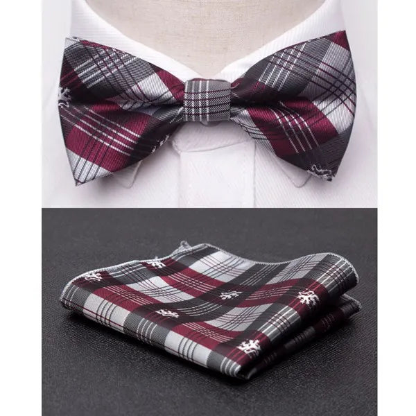 Premium Men’s Bowtie & Cravat Set – Perfect for Weddings, Parties, & Business Events.-Nilah Store