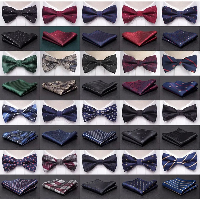 Premium Men’s Bowtie & Cravat Set – Perfect for Weddings, Parties, & Business Events.-Nilah Store