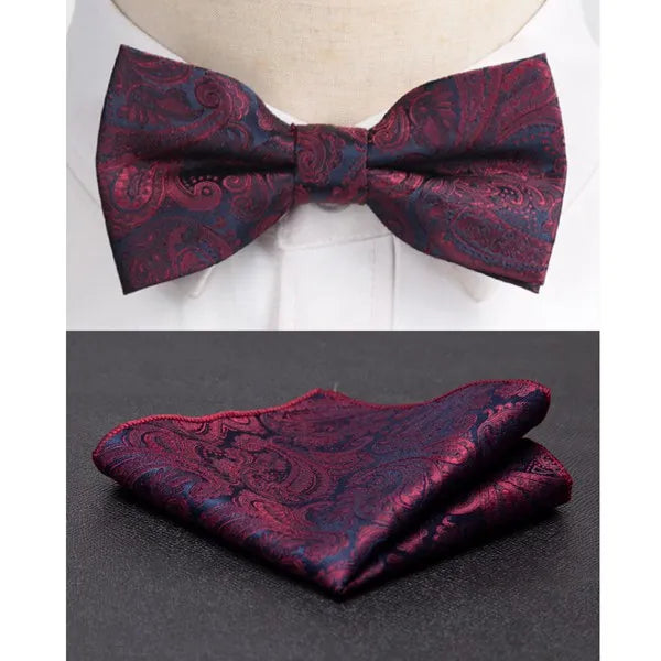 Premium Men’s Bowtie & Cravat Set – Perfect for Weddings, Parties, & Business Events.-Nilah Store