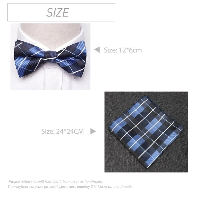 Premium Men’s Bowtie & Cravat Set – Perfect for Weddings, Parties, & Business Events.-Nilah Store