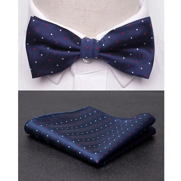 Premium Men’s Bowtie & Cravat Set – Perfect for Weddings, Parties, & Business Events.-Nilah Store