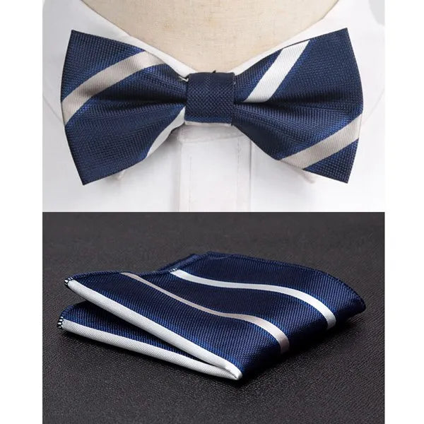 Premium Men’s Bowtie & Cravat Set – Perfect for Weddings, Parties, & Business Events.-Nilah Store