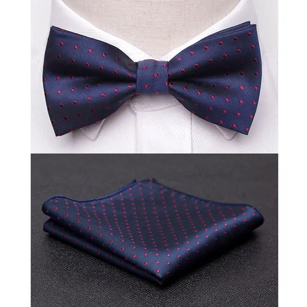 Premium Men’s Bowtie & Cravat Set – Perfect for Weddings, Parties, & Business Events.-Nilah Store