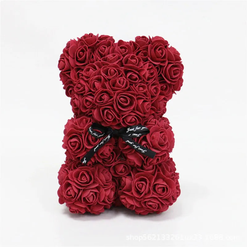 Romantic Rose Bear – Ideal for Valentine's & More.