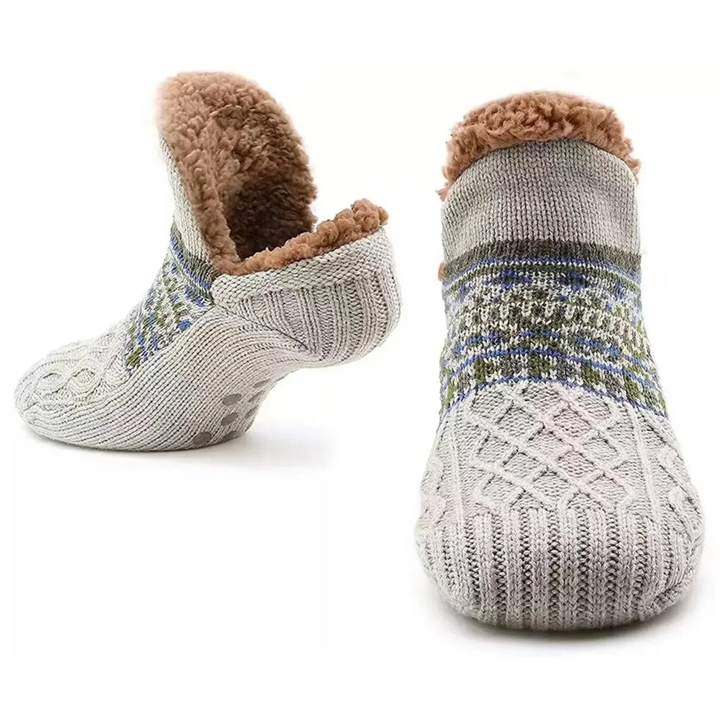 Autumn and winter warm, anti-slip socks.-Nilah Store