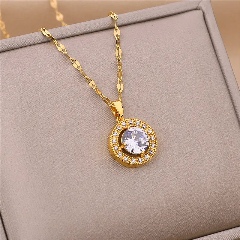 New In Light Luxury Zircon Crystal.-Nilah Store