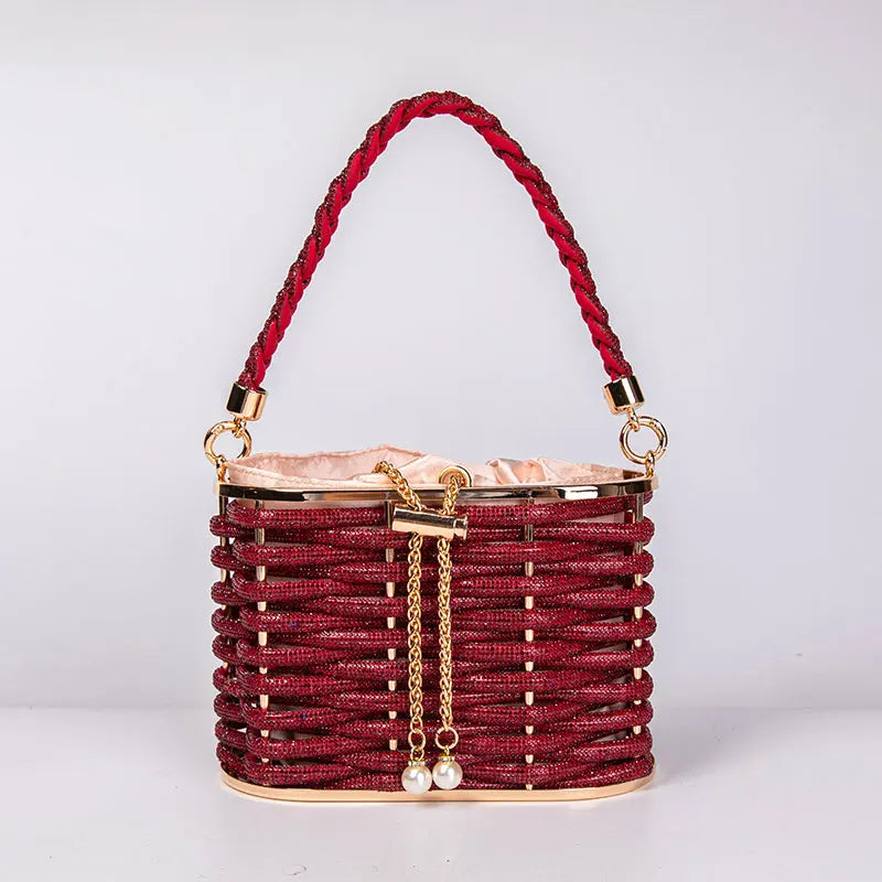 Women Crossbody /Shoulder Luxury Rhinestone Handbag.-Nilah Store