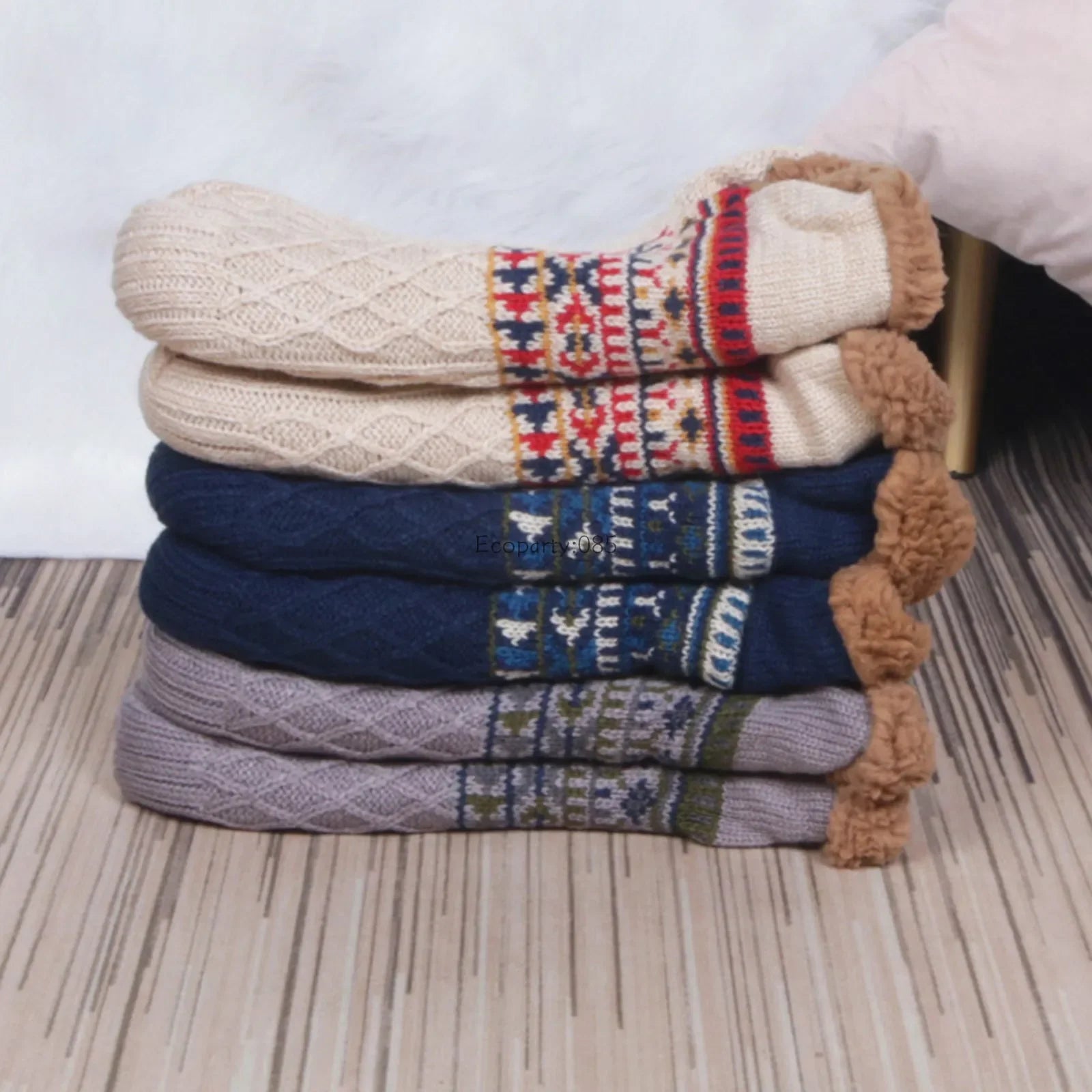 Autumn and winter warm, anti-slip socks.-Nilah Store