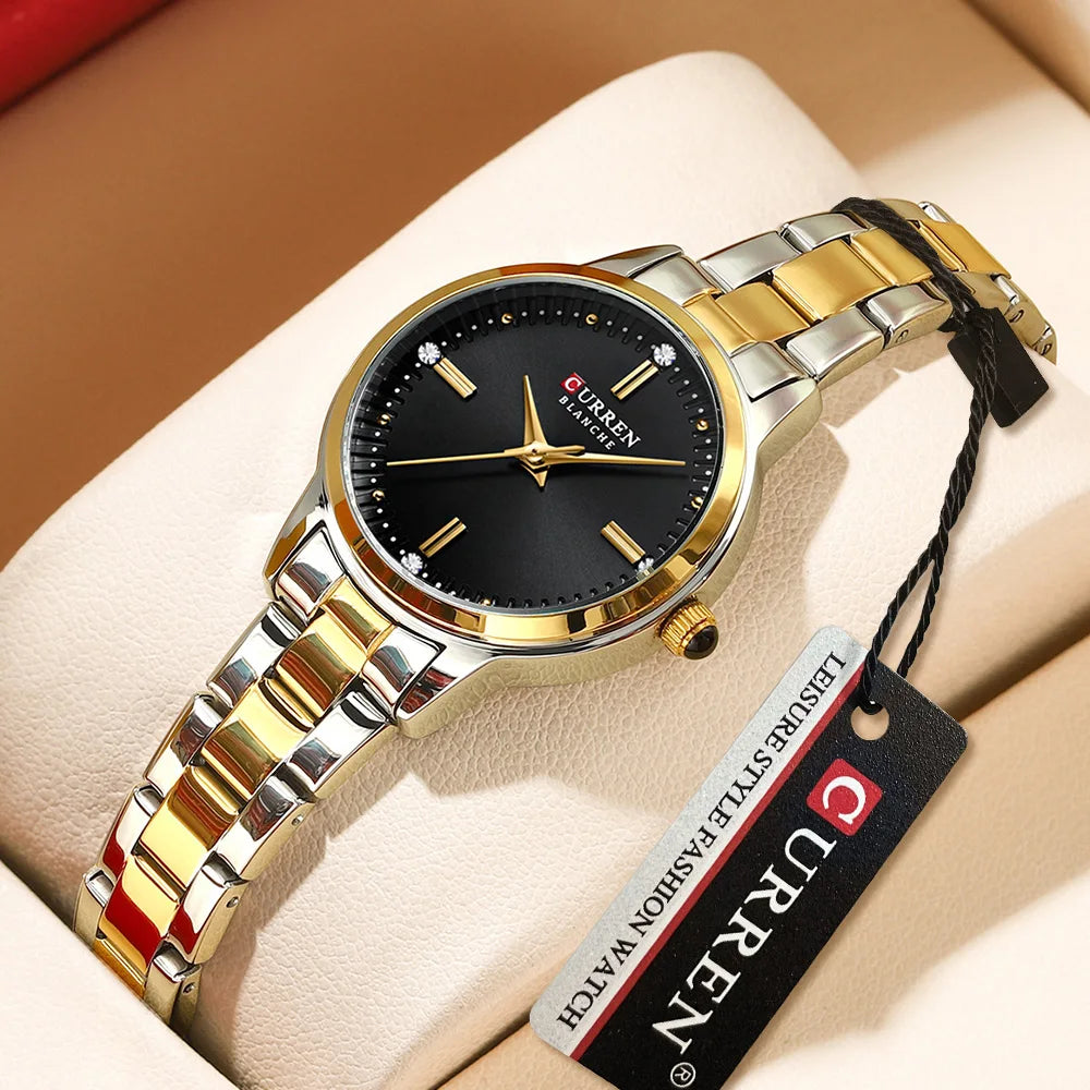 CURREN Original Quartz Watch for Women Fashion Elegant Ladies .-Nilah Store