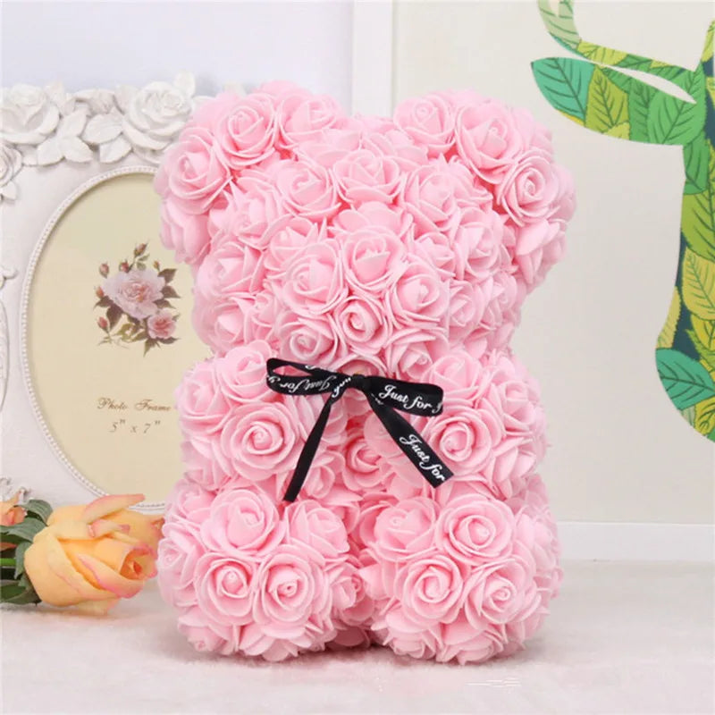 Romantic Rose Bear – Ideal for Valentine's & More.