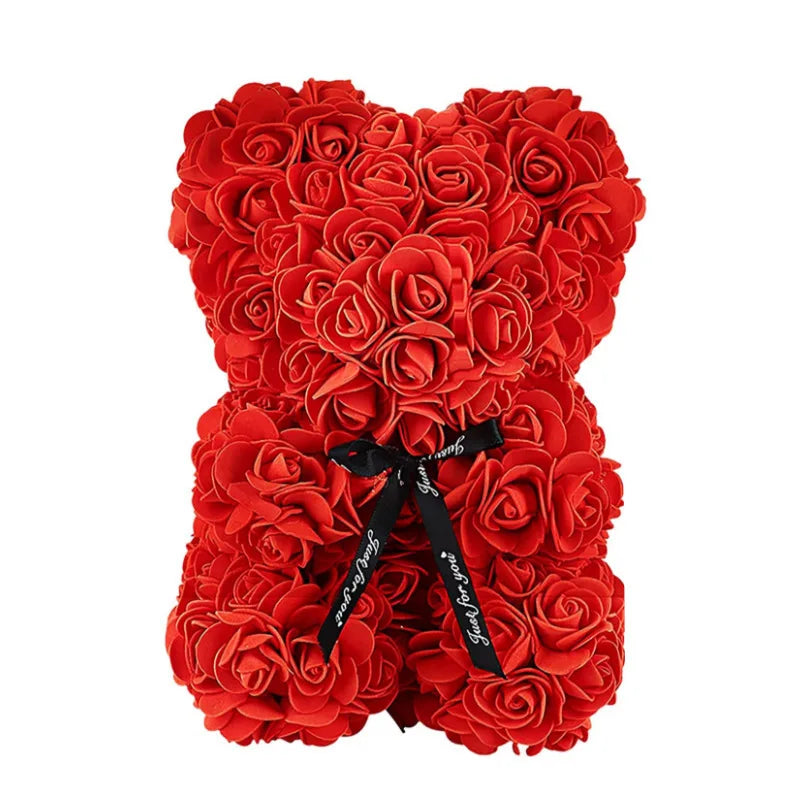 Romantic Rose Bear – Ideal for Valentine's & More.