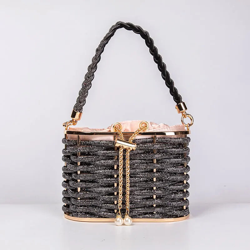 Women Crossbody /Shoulder Luxury Rhinestone Handbag.-Nilah Store