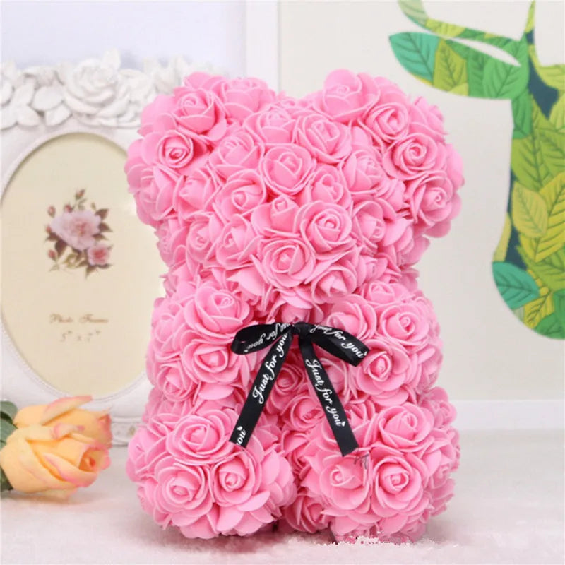 Romantic Rose Bear – Ideal for Valentine's & More.