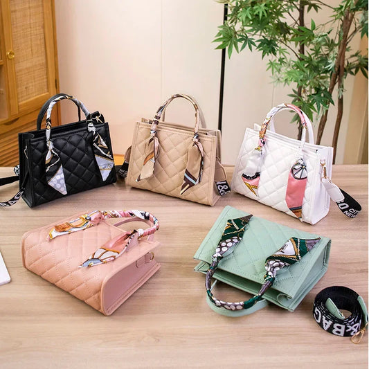 Small Square Shoulder Bag Letter Print Shoulder Bag for Women.-Nilah Store