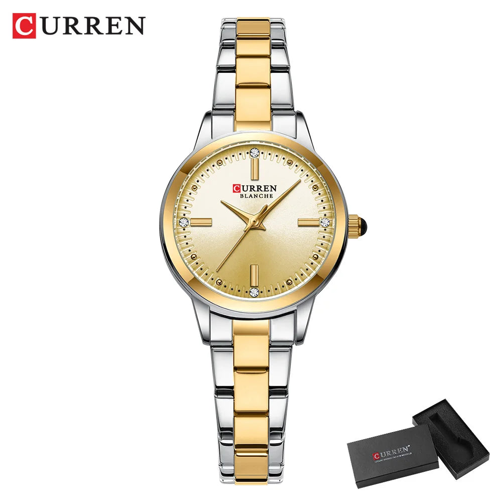 CURREN Original Quartz Watch for Women Fashion Elegant Ladies .-Nilah Store