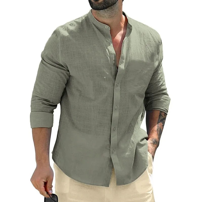 Men's long sleeve shirts.-Nilah Store