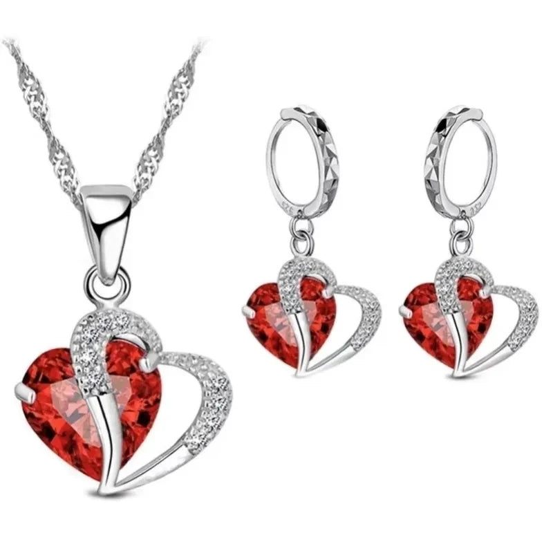 Luxury Women 925 Sterling Silver Cubic Zircon sets.-Nilah Store