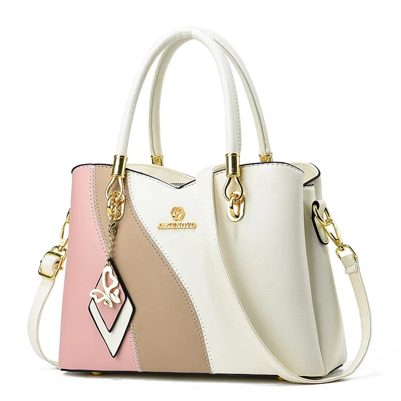 2024 New Three Color Combination Women's Handbag .-Nilah Store