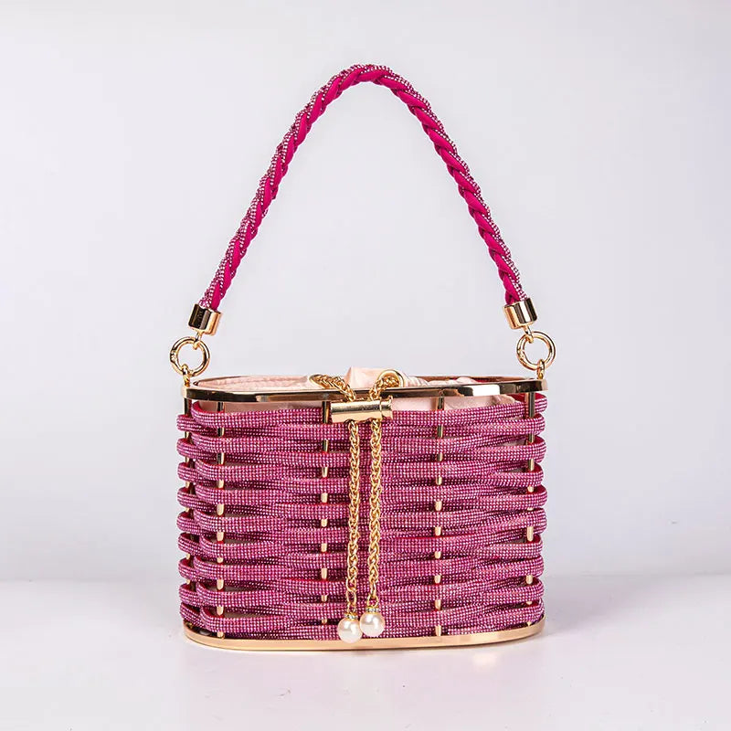 Women Crossbody /Shoulder Luxury Rhinestone Handbag.-Nilah Store