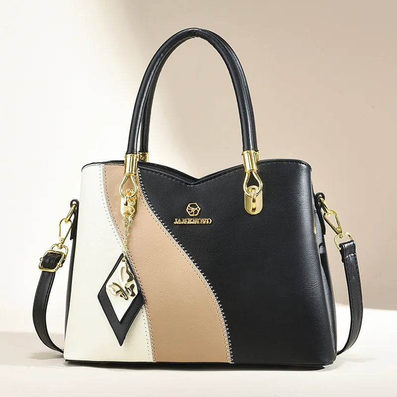 2024 New Three Color Combination Women's Handbag .-Nilah Store