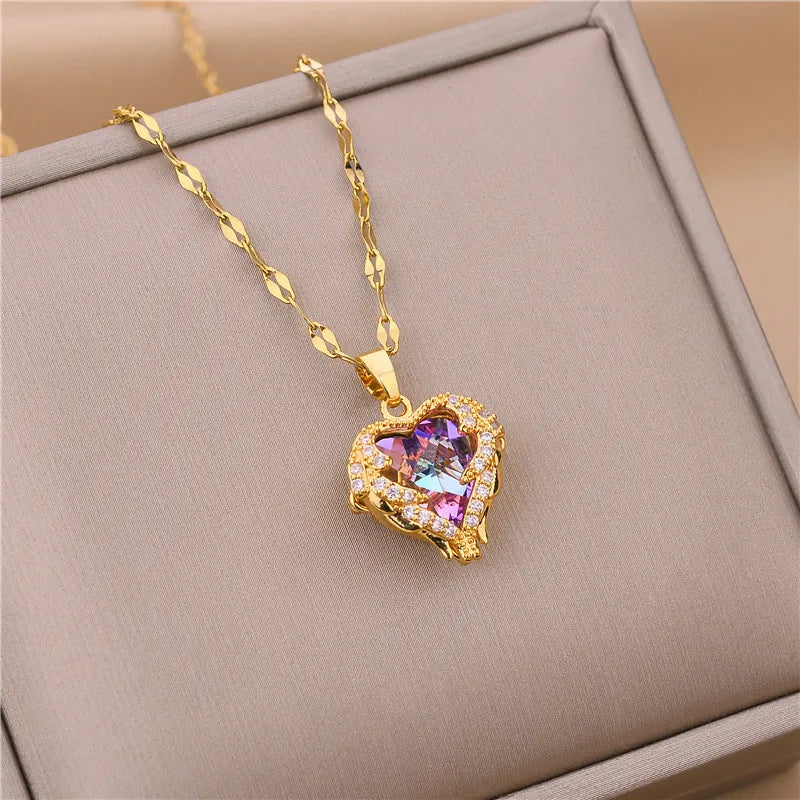 New In Light Luxury Zircon Crystal.-Nilah Store