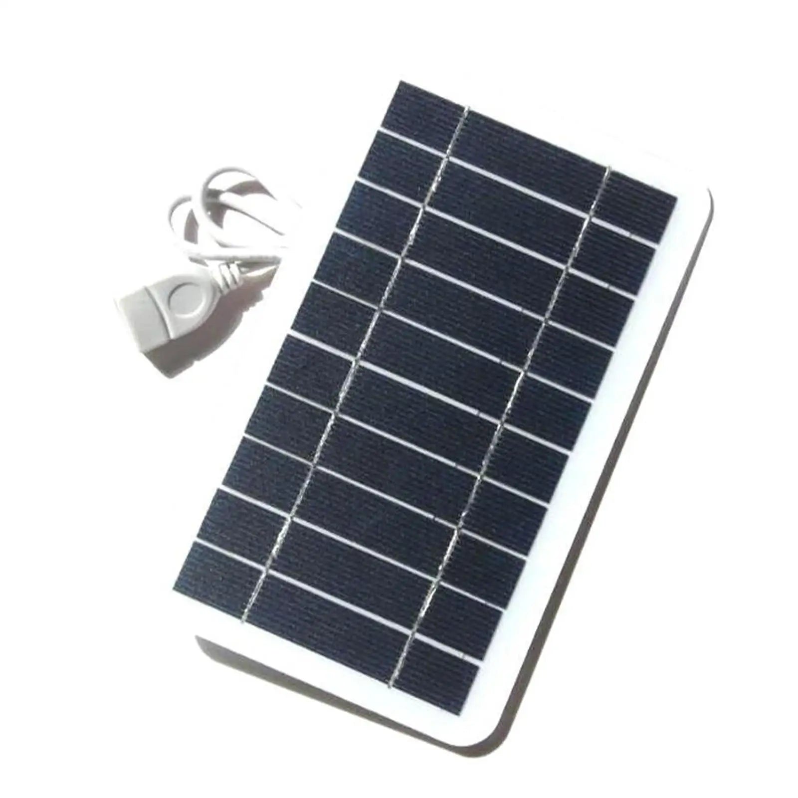 Portable Solar Panel 5V 2W Solar Plate with USB .-Nilah Store