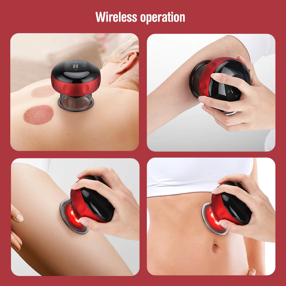 Electric Vacuum Cupping Massage Body Cups Anti-Cellulite.-Nilah Store