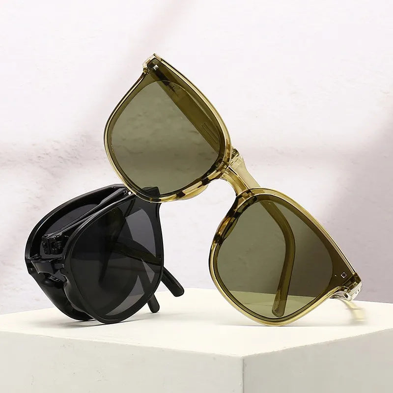 New Foldable, portable sunglasses, ultra-light sun protection.-Nilah Store