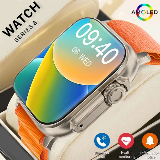 T800 Ultra 2 Smartwatch 49mm AMOLED NFC Waterproof.-Nilah Store