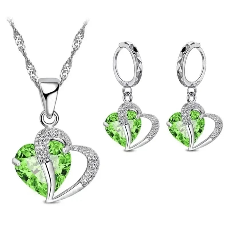 Luxury Women 925 Sterling Silver Cubic Zircon sets.-Nilah Store