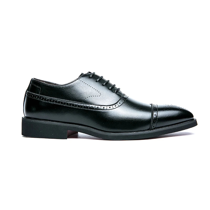 Men's Red Sole Oxford Brogue Shoes - Fashion, Casual, & Dressy.-Nilah Store