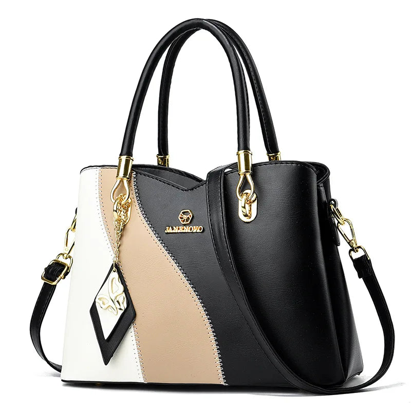 2024 New Three Color Combination Women's Handbag .-Nilah Store