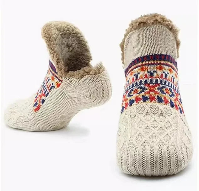 Autumn and winter warm, anti-slip socks.-Nilah Store