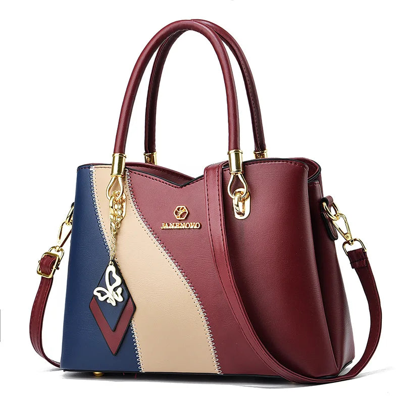 2024 New Three Color Combination Women's Handbag .-Nilah Store