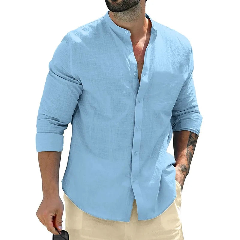 Men's long sleeve shirts.-Nilah Store