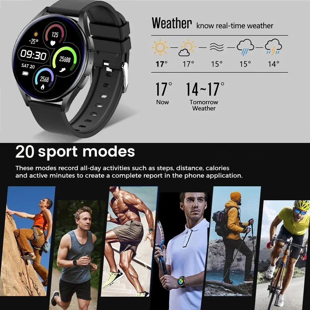 New Smart watch 6 HD Full Touch  Men Women For Android IOS.-Nilah Store