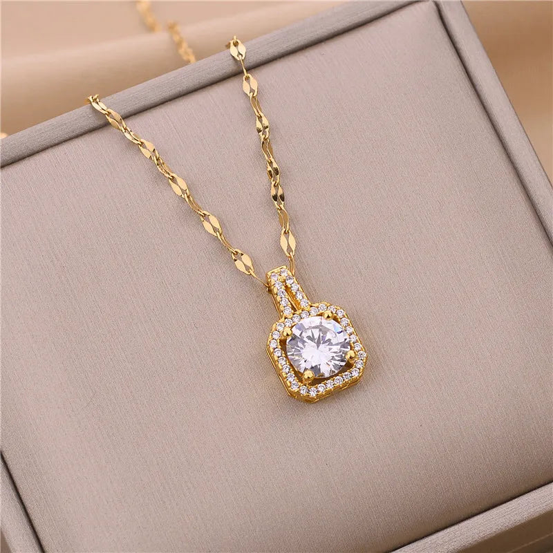 New In Light Luxury Zircon Crystal.-Nilah Store