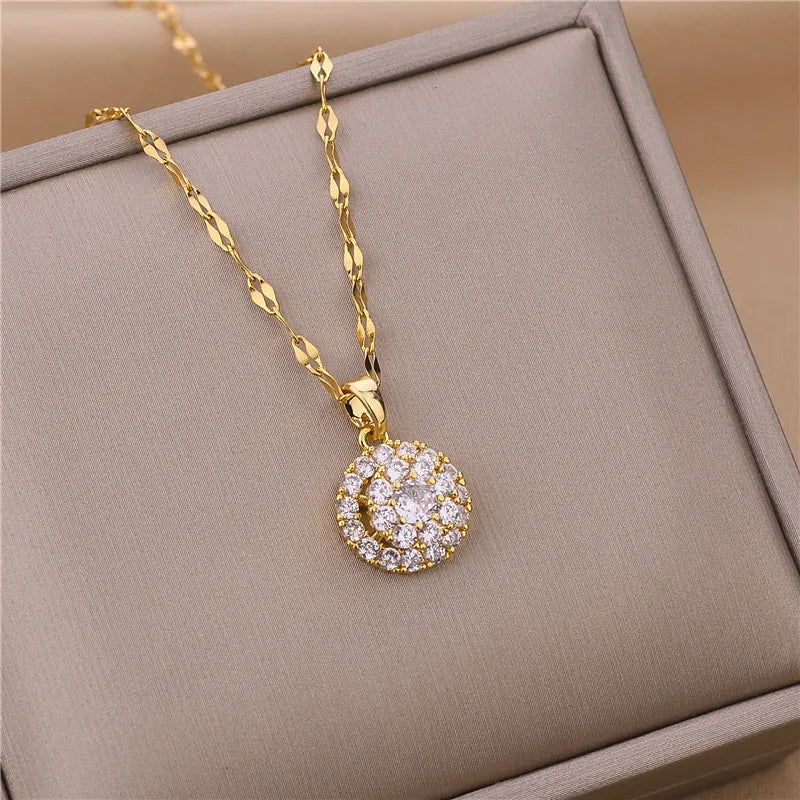 New In Light Luxury Zircon Crystal.-Nilah Store